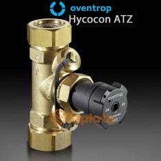 Oventrop Hycocon ATZ Запірний вентиль Ду15, 1/2 ЗР + НГ з двома встановленими вимірювальним та зливним клапанами, арт. 1067404 