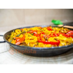  Сковорідка паельєра з нержавіючої сталі 32 см (Paella, Паэльера для індукційних плит) 