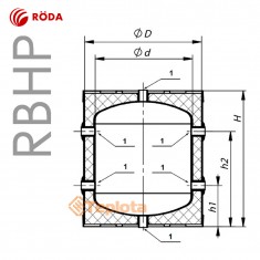  Буферна ємність для теплових насосів RODA RBHP-100 