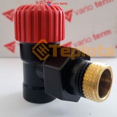  Комплект підключення термостатичний Vario Term Royal ROGS0224CFK (1/2 дюйма, кутовий, чорний матовий) 