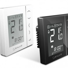  SALUS Зональний тижневий програматор температури, дротовий, 220В, прихованого монтажу (білий) (SALUS VS30W) 