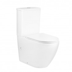  Унітаз-компакт Qtap Robin Ultra Quiet безободковий з сидінням Soft-close QT13222128AUQ1W 