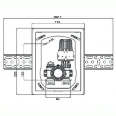  Модуль контролю температури водяної підлоги Tervix 321022 Pro Line Control Box R2 