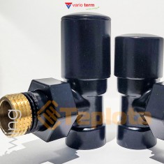  Комплект ручного регулювання Vario Term Swing ZIS24/FK (колір - чорний матовий, 1/2 дюйма, кутовий) 