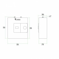  Водонагрівач Thermo Alliance 10 л під мийкою, мокрий ТЕН 1,5 кВт SF10S15N (бойлер) 