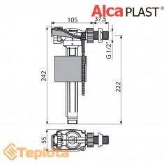  Alcaplast Впускний механізм A160-1/2