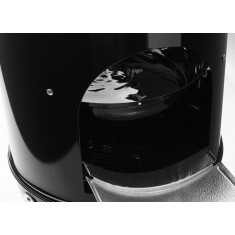 Weber 721004 47-сантиметрова коптильня Smokey Mountain Cooker, Колір - Чорний 