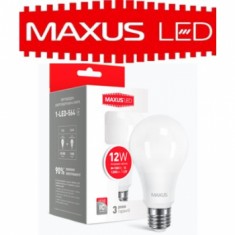Світлодіодна лампа Светодиодная лампа  MAXUS LED A65 12W 4100K 220V E27 (1-LED-564) 
