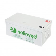  Акумуляторна батарея SOLINVED 200-12 GEL 12V 200 Ah (522 x 240 x 224), 60.3 kg Grey Q1 / 48 (SLG200-12) 