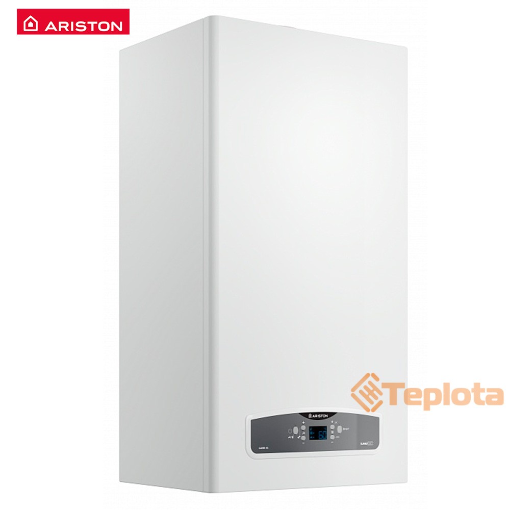 Купити Газовий котел Ariston CARES XC 24 FF NG NEW (3301682) turbo,  двоконтурний у разділі Котел настінний двоконтурний. ✈ Доставка по Україні.  Краща ціна 21956 грн. у магазині Теплота Харків. | Теплота Харків