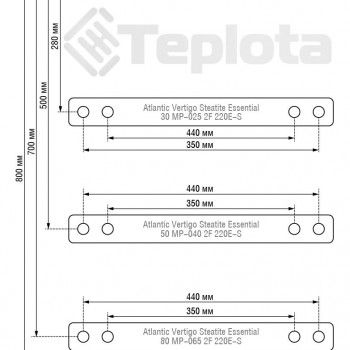  Водонагрівач Atlantic Vertigo Steatite Essential 30 MP-025 2F 220E-S (1000W) (бойлер) 