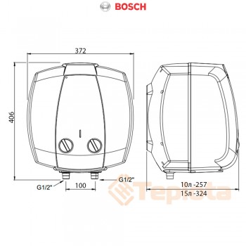  Водонагрівач Bosch TR 2000 15 B (Bosch Tronic 2000 T mini, арт. 7736504746) (бойлер) 