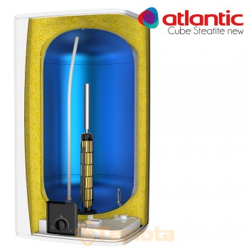  Водонагрівач Atlantic Steatite Cube VM 100 S4 C 1500W, Атлантік 861312 (бойлер) 