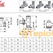  Danfoss RLV-15 Кран запірний 1/2 кутовий, нижній (003L0143) 