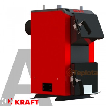  Котел твердопаливний Kraft A 20 кВт з автоматикою (Котел Крафт Модель А) 