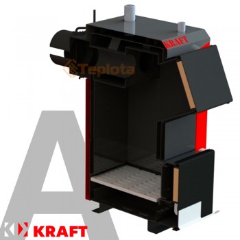  Котел твердопаливний Kraft A 16 кВт без автоматики (Котел Крафт Модель А) 