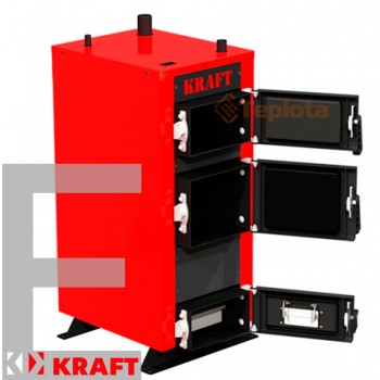  Котел твердопаливний Kraft E new 16 кВт з автоматикою (Котел Крафт Модель E new) 