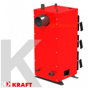  Котел твердопаливний Kraft K 16 кВт з автоматикою (Котел Крафт Модель К) 
