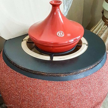  Таджин керамический Emile Henry 3 литра, 32 см Красный (345632) 