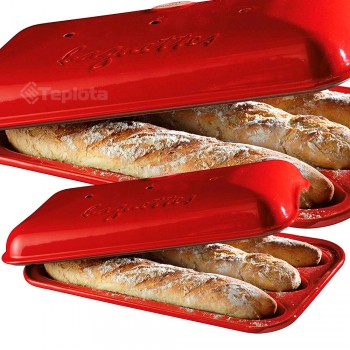 Форма для приготовления багетов Emile Henry HR Oven Ceramic